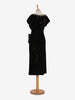 Vintage velvet dress with sequin embroidery - '40s AR005  Vintage 