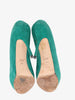 Gucci Green Suede Open-toe WCV041224.119  Gucci 