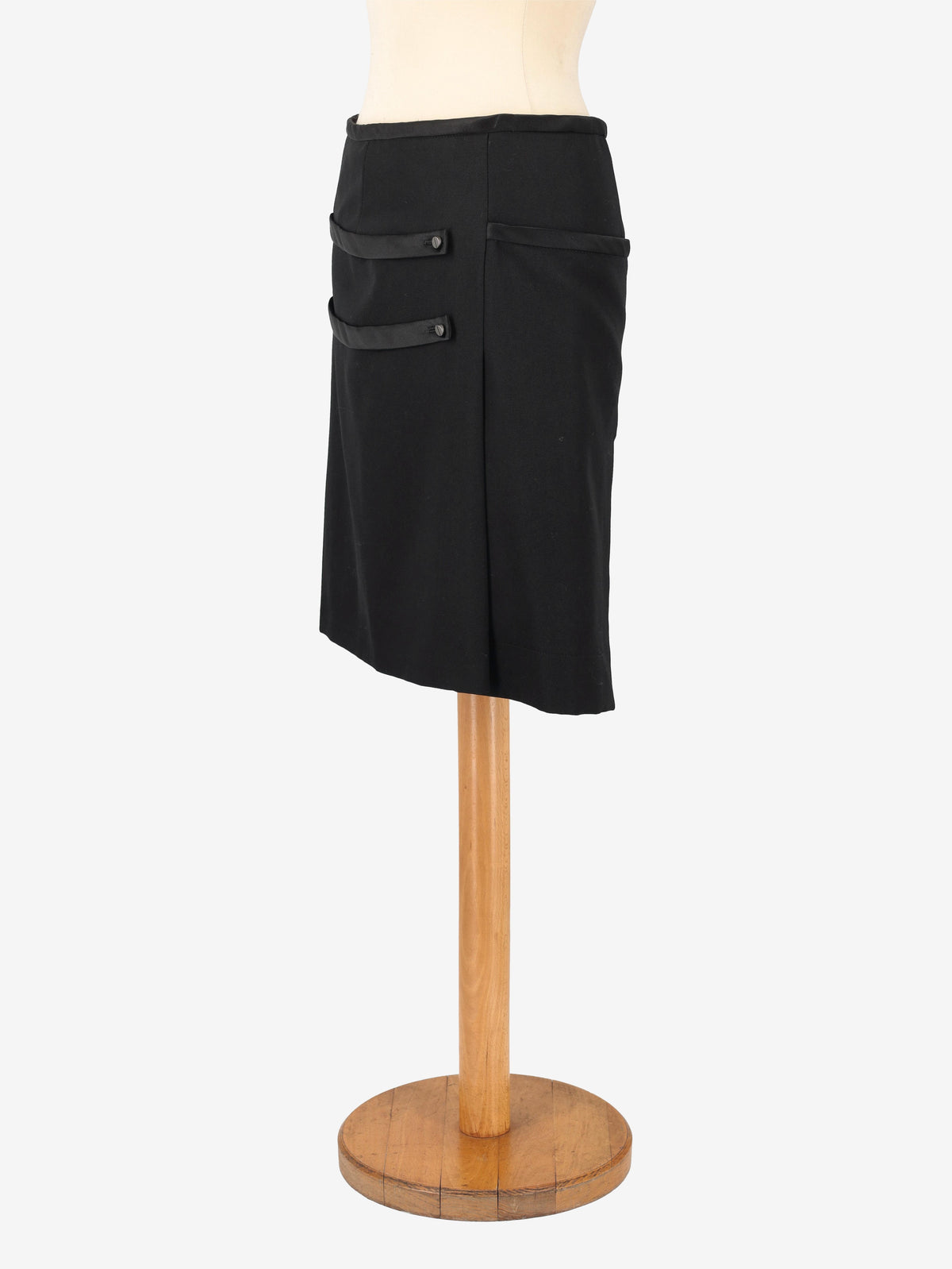 Gonna nera dell'esercito Balenciaga