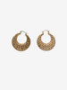 Vintage Crescent Moon Earrings with Star Cut-Out Detail W13426.30  Vintage 