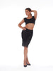 Y2K Valentino black skirt with sequins MR22022022.6  Valentino 