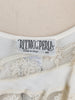 Vintage Lace-Trim Slip Mini Dress with Jewel Buttons W27526.40  Vintage 
