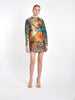 2010 Aquilano Rimondi minidress with Gaugin-inspired print BR0298 . Acquilano Rimondi 