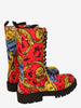 Moschino Baroque Zodiac Lace-Up Combat Boots WCV250821.04  Moschino 