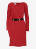 Vintage sheath dress with jewel belt - '80s AR009  Mimmina 