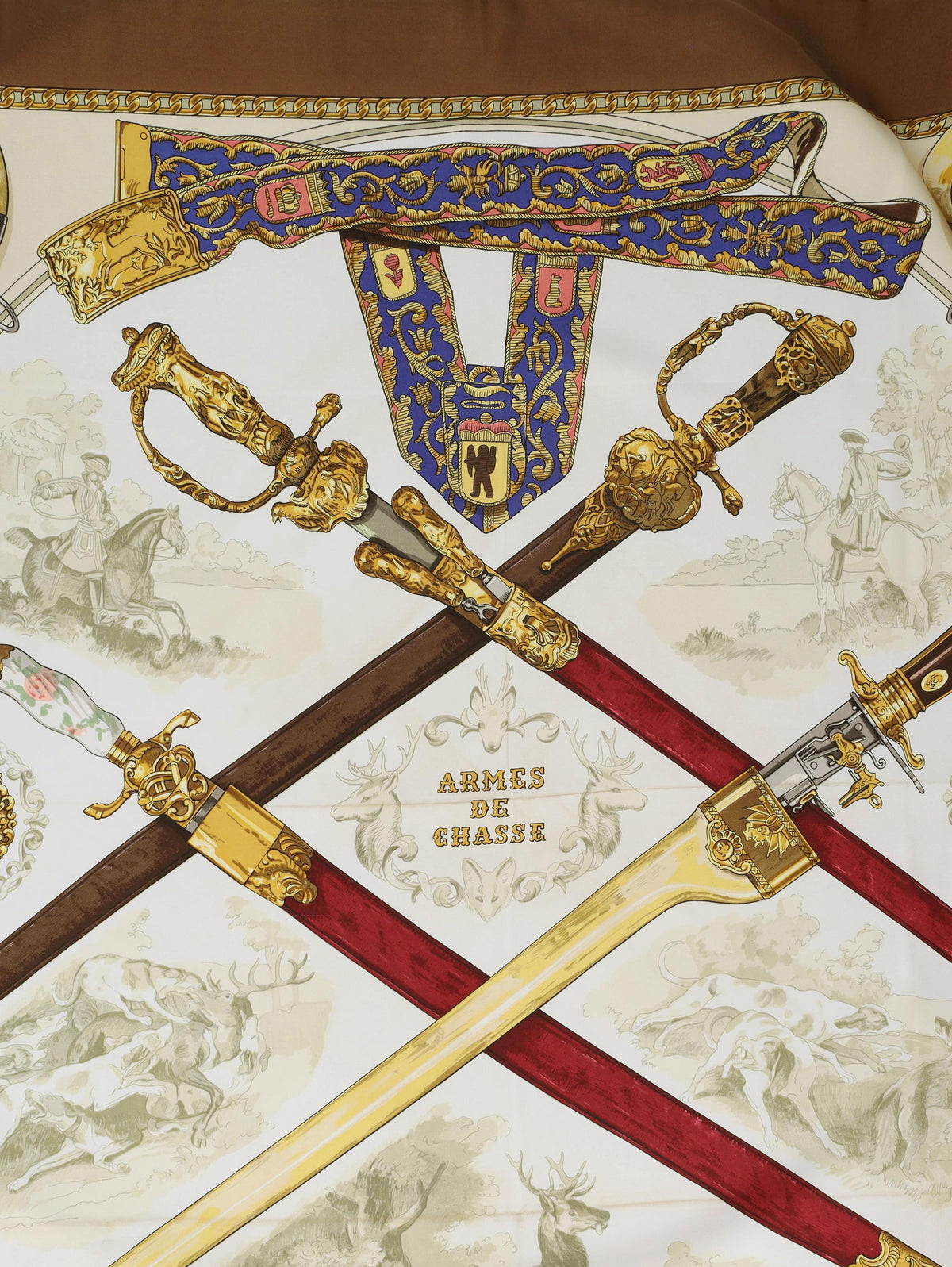 Hermès Foulard Arme De Chasse By Philippe Ledoux W24121217  Hermes 