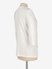 Chanel Uniform White 3/4 Sleeve Top CVM22.12.6  Chanel 