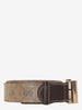 Gucci monogram belt with bow buckle