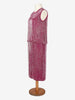 Gianfranco Ferré Fuchsia Beaded Suit