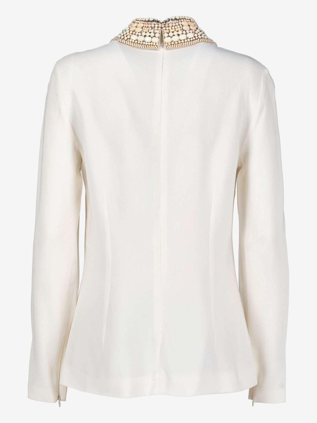 Stella McCartney Shirt with Embellished Collar and Zip Details W7426.11  Stella McCartney 
