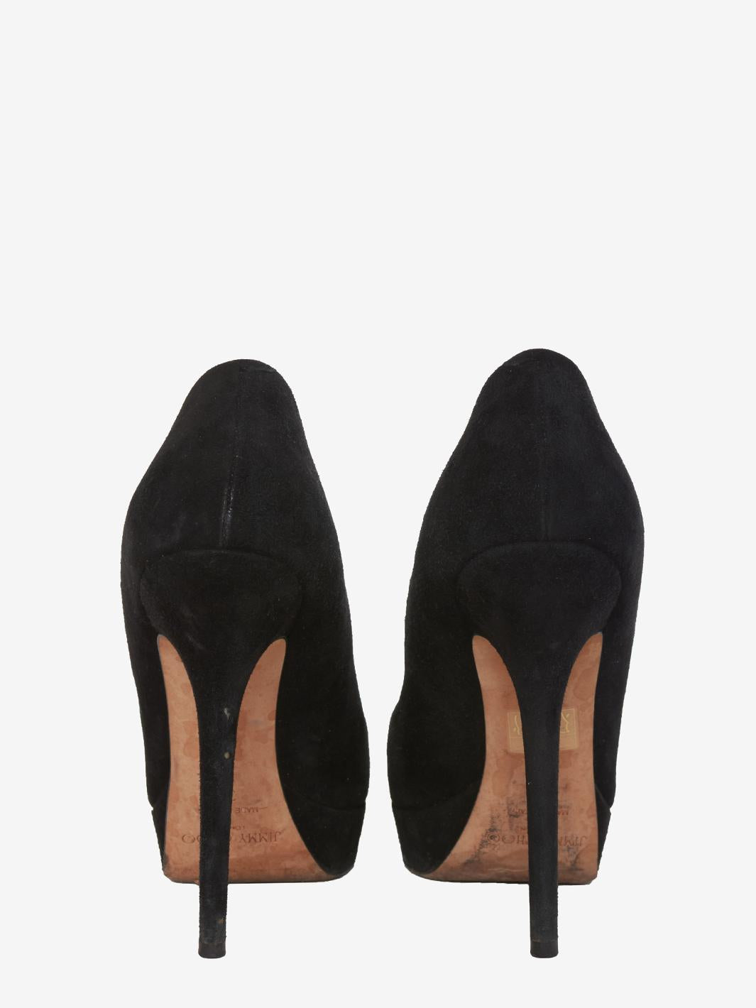 Jimmy Choo Décolleté in black suede leather W08032301  Jimmy Choo 