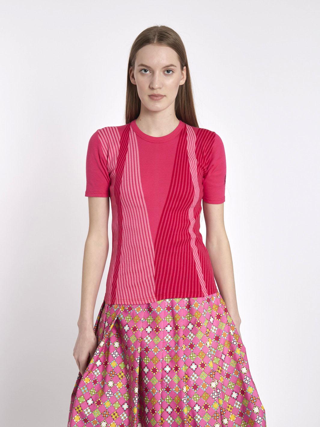 1970s Roberta di Camerino short-sleeved T-shirt in fuchsia stretch cotton W2203295  Roberta di Camerino 