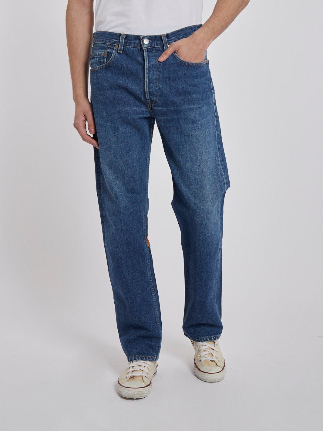 1970s Levi's 501 Jeans customised by Cavalli e Nastri W22032517  Levi's 