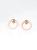 1980s Enrico Coveri clip earrings with pink hoops W22062132  Enrico Coveri 