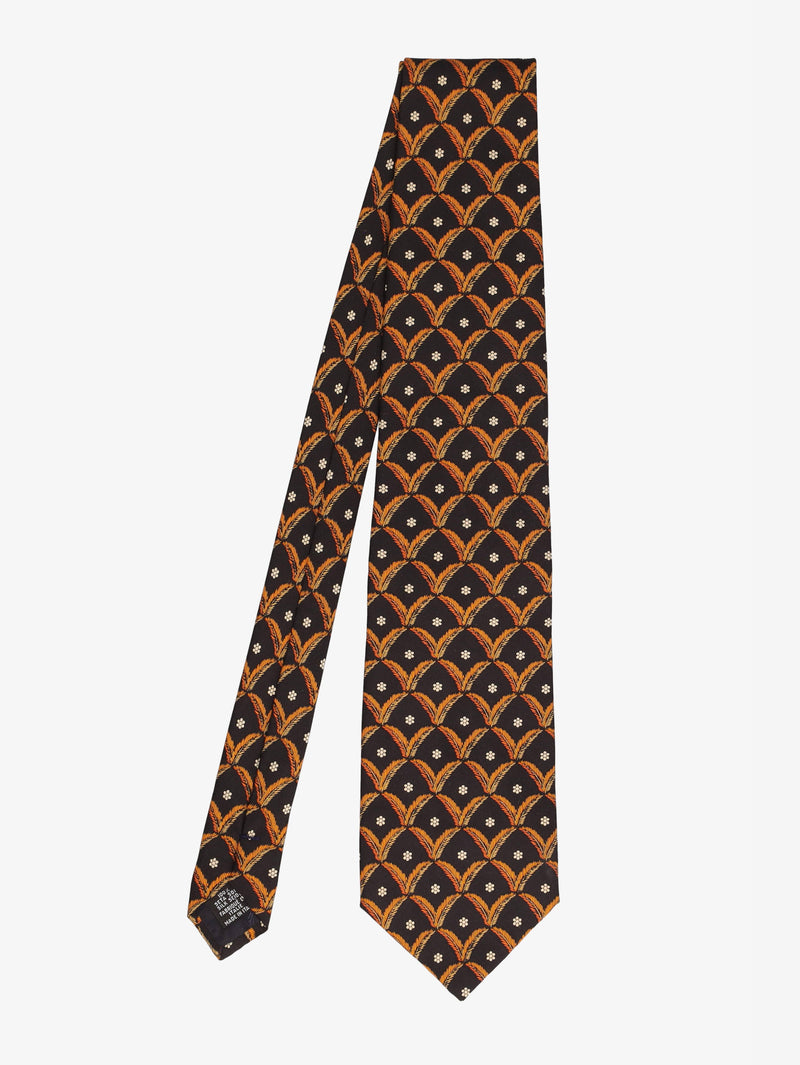 Yves Saint Laurent Palm Print Tie WCV300625.9  Yves Saint Laurent 
