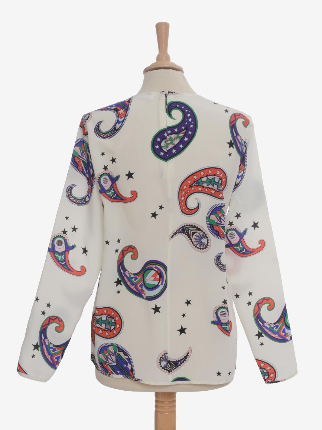 MSGM 流苏图案衬衫