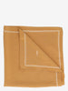Yves Saint Laurent Beige Square Scarf with Logo Border W150626.31  Yves Saint Laurent 