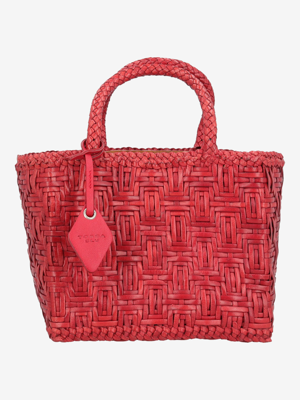 Tosca Blu Vintage Leather Mini Basket Bag W20260903.1  Tosca Blu 