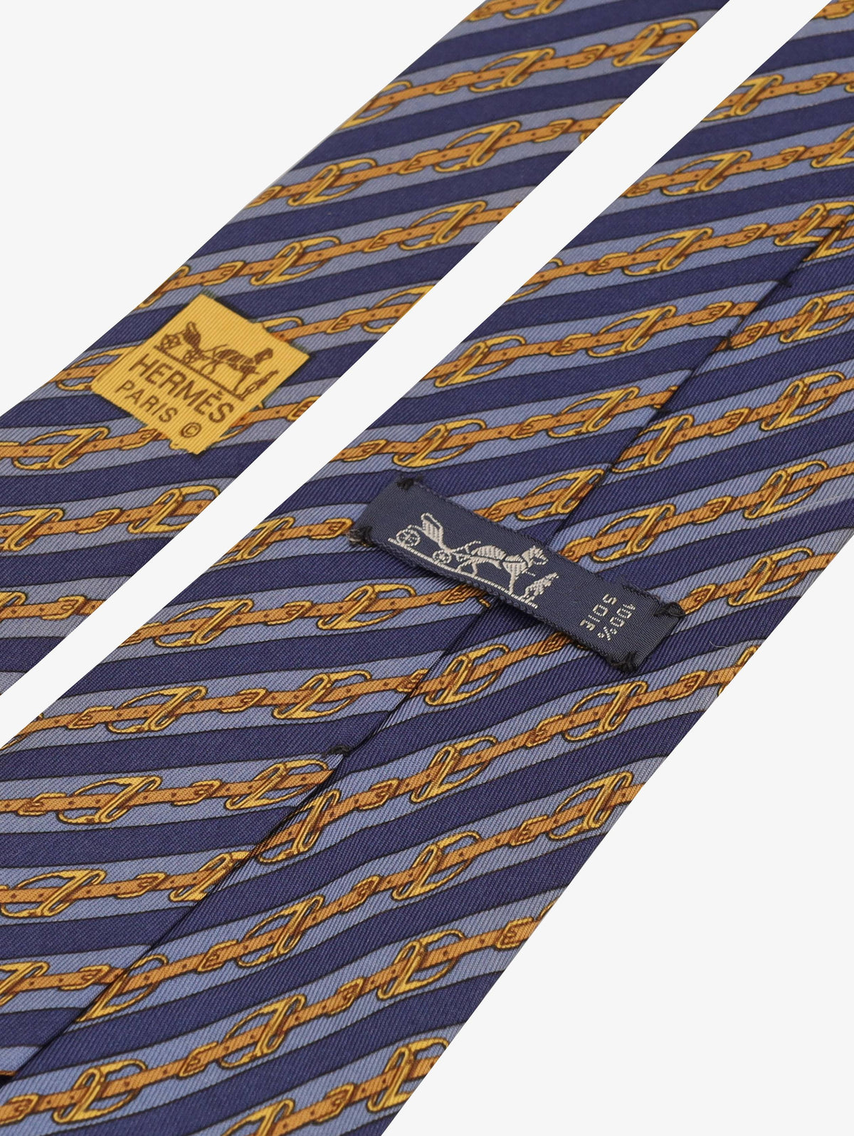 Hermès Horsebit Print Tie 161225.24  Hermes 