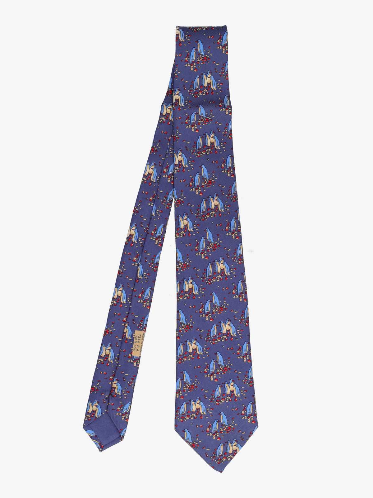 Hermès Penguin Print Tie 161225.37  Hermes 