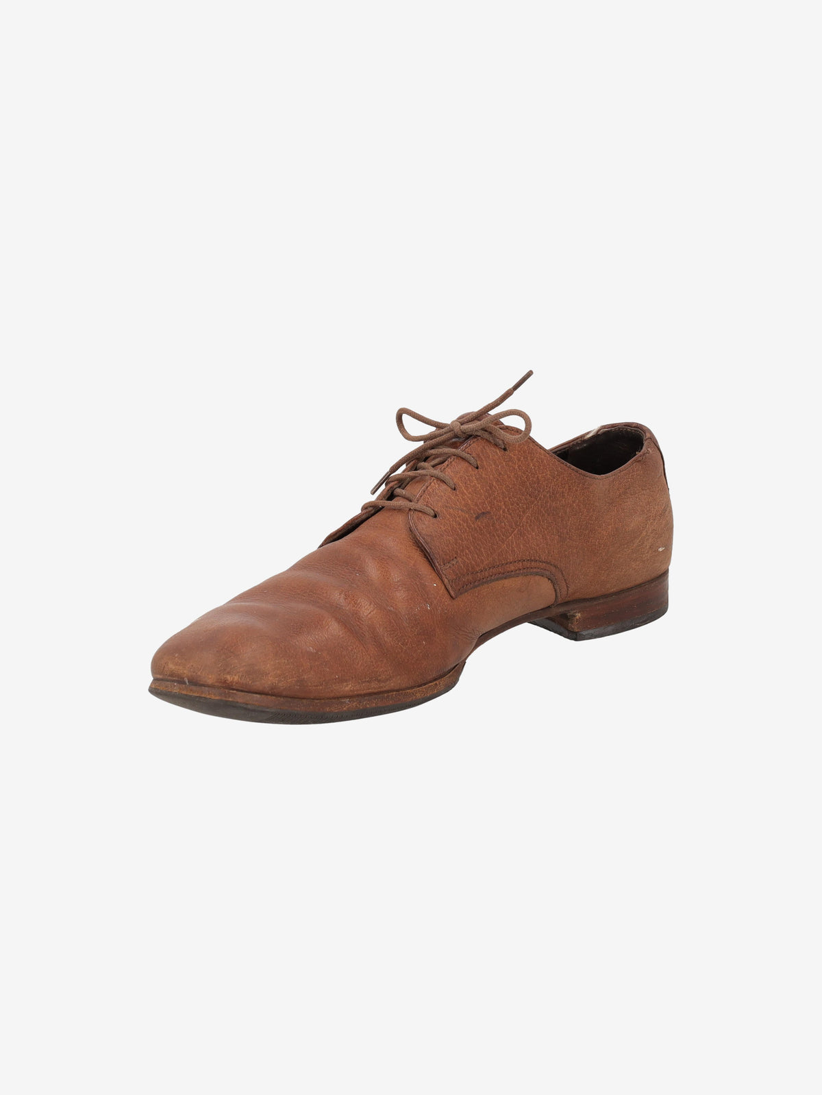 Prada Shoes in Brown Leather with Vibram Sole MU260321.43  Prada 