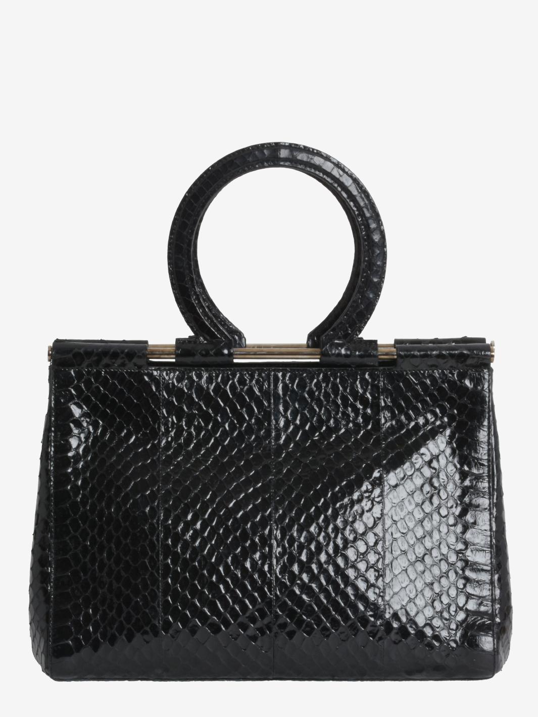 Ferragamo 蟒蛇皮手提包
