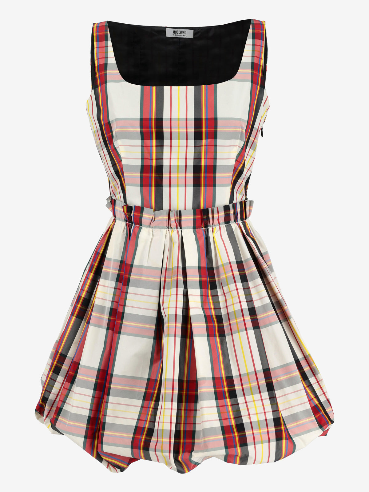 Moschino Tartan Midi Dress