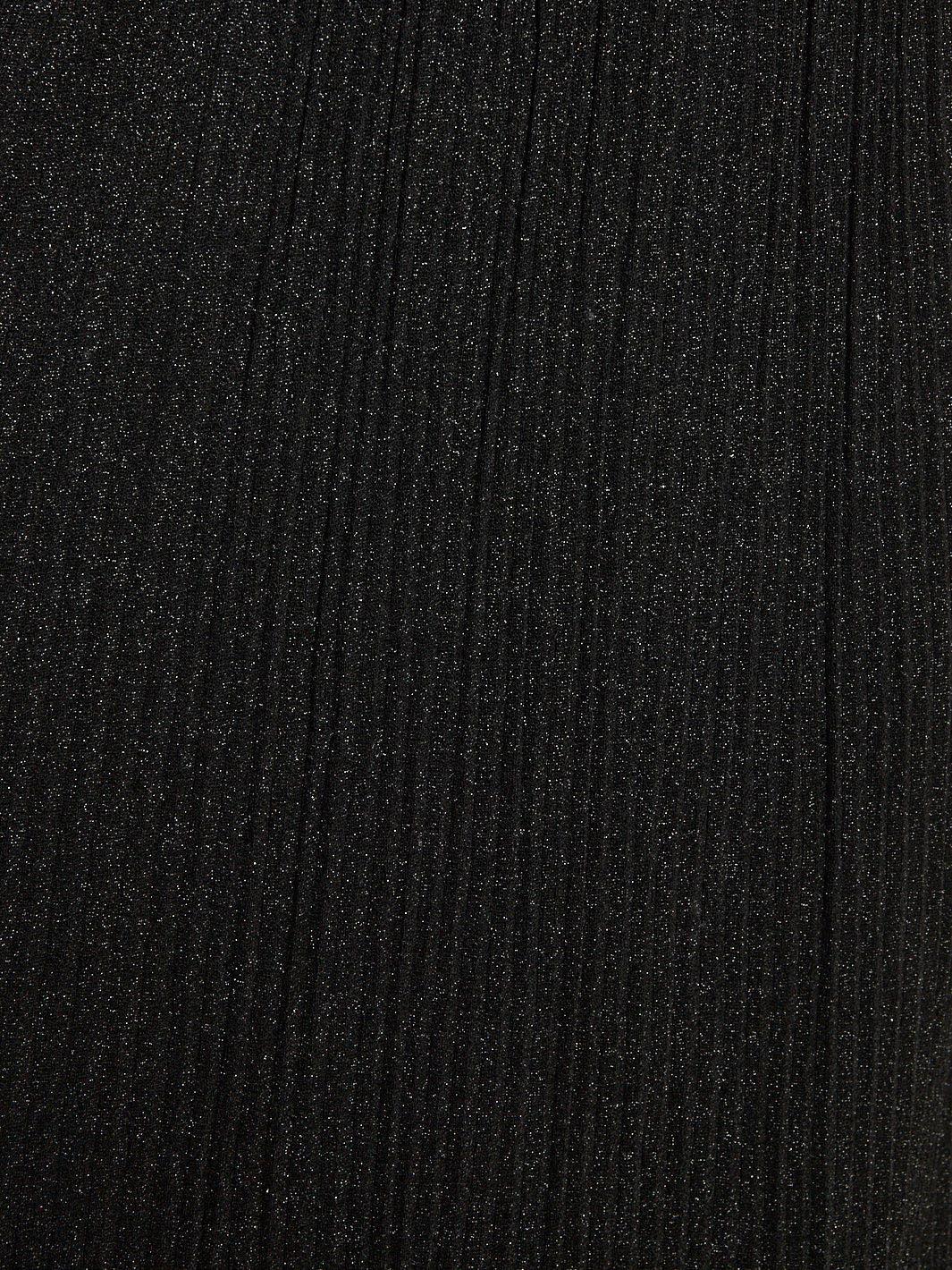 1970s Missoni black lurex long skirt