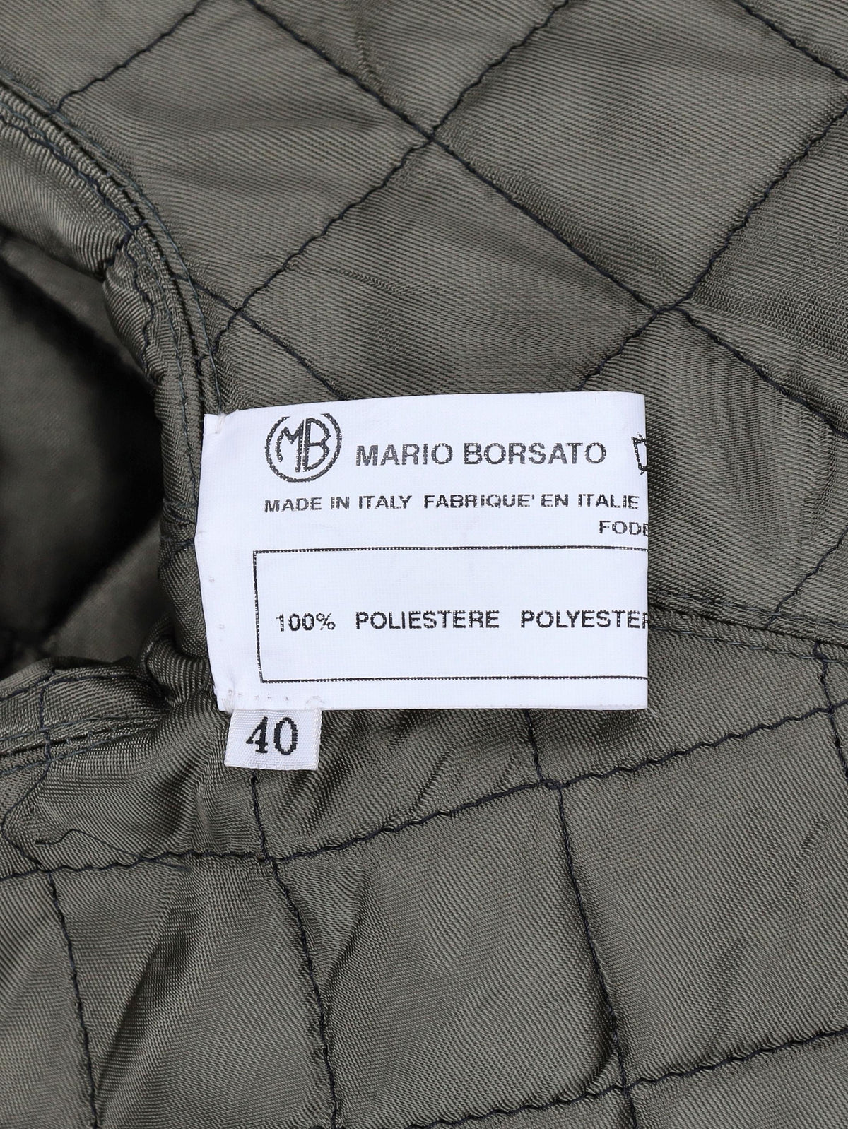 Mario Borsato Coat in Polyester with Fur Inserts CVM26.6.109  Mario Borsato 