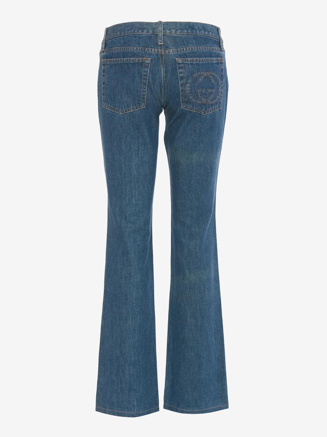 Gucci Regular Waist Cigarette Jeans BR1423.14_1 . Gucci 