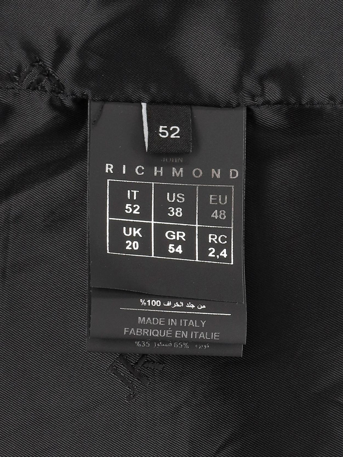 Richmond Lamb Leather Biker Jacket WCV250806  John Richmond 