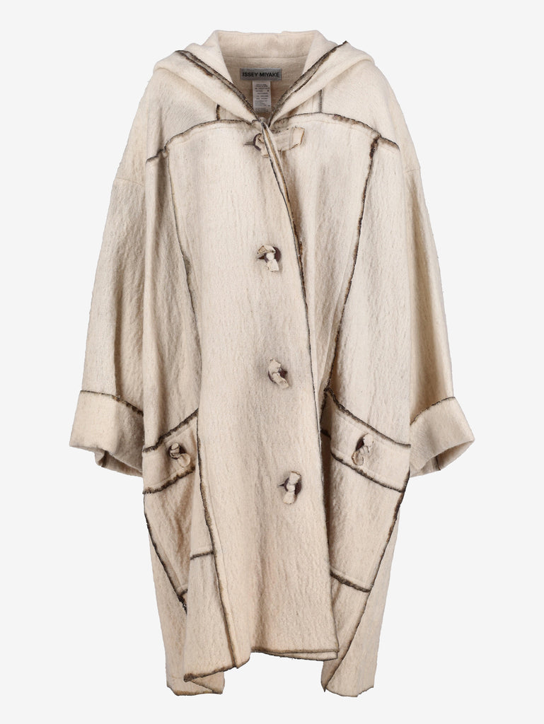 Issey Miyake Wool Overcoat DM10043128  Miyake 