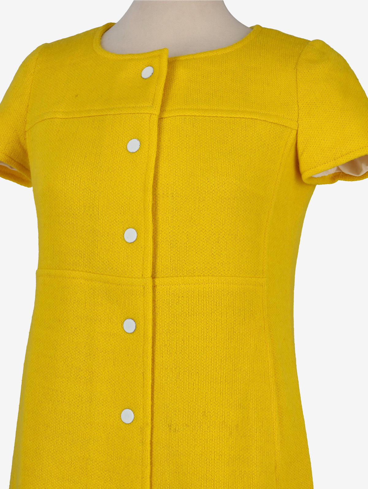 Courrèges Yellow Wool Dress MR260725.15  Courrèges 