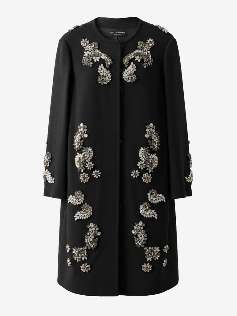 Dolce & Gabbana Embroidered Coat CVM26.6.3  Dolce & Gabbana 