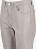 Vintage Grey Leather Straight-Leg Pants W7426.52  Vintage 