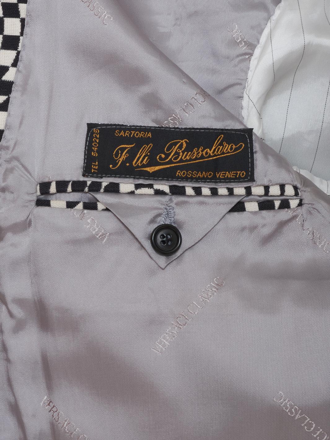 F.lli Bussolaro Geometric patterned single-breasted blazer