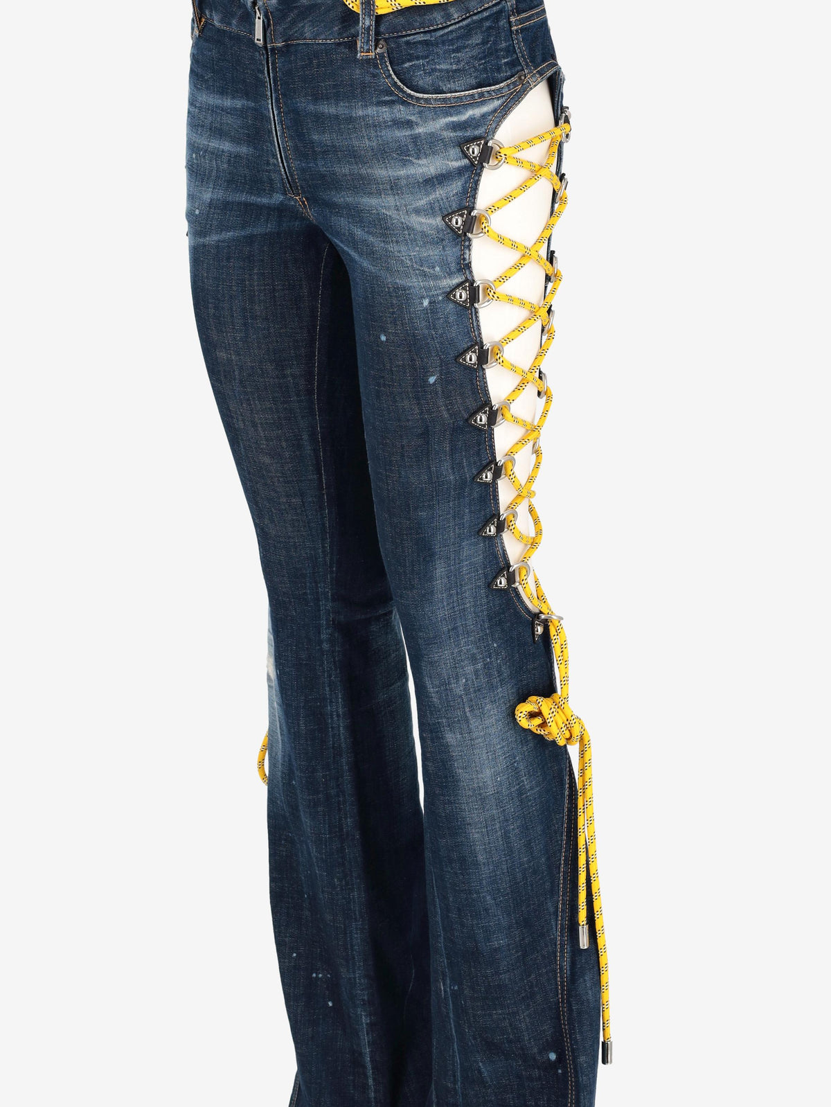 Dsquared2 Stretch Denim Hiking Trumpet Jeans CVM26.23.4  Dsquared² 