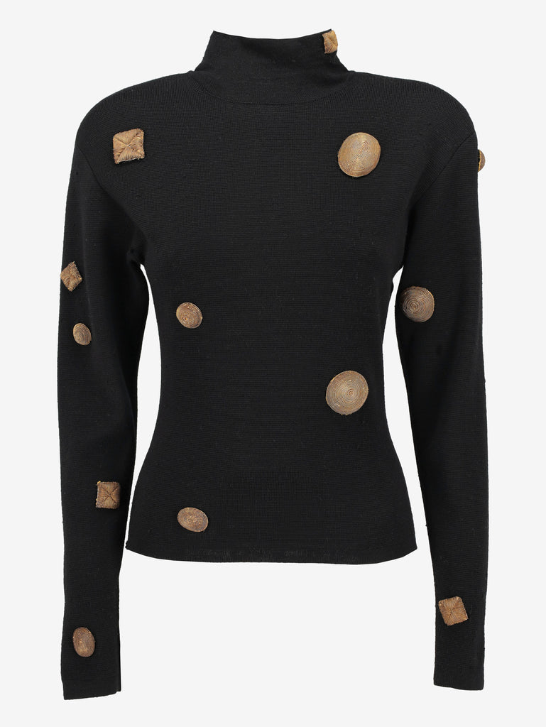 Gianfranco Ferré Sweater in Black Knit WCV24BB02  Gianfranco Ferré 