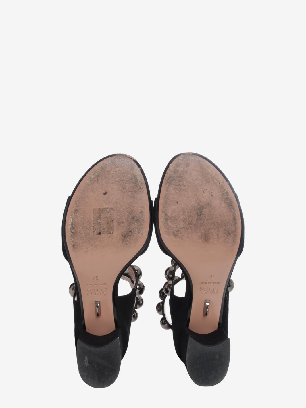 Samuele Failli Jewel 绒面革凉鞋
