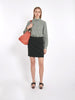 1990s Jean Paul Gaultier dark green miniskirt with colourful lining MZ1902503  Jean Paul Gaultier 