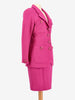 Vinatge Fuchsia Wool Suit WCV23051856  Vintage 