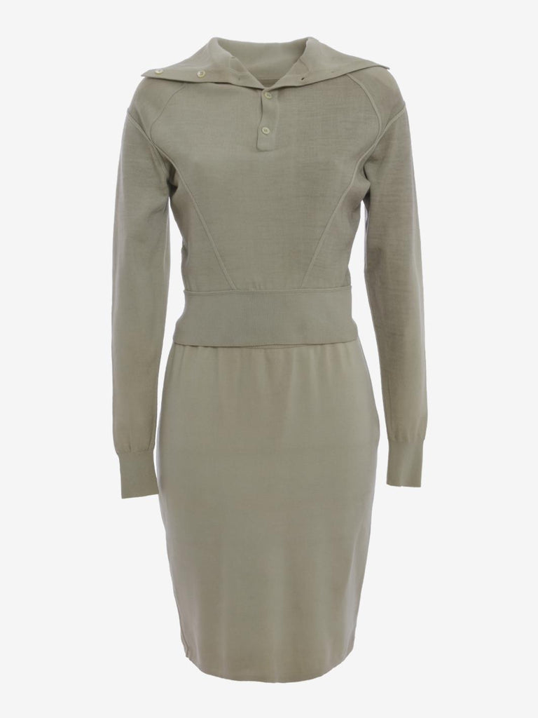 Alaïa Wool Sage Suit - 80s DM1004368  Alaïa 