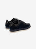 Emporio Armani sneakers in midnight blue velvet WCV22110412  Emporio Armani 