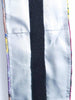 1980s silk waist sash with abstract print W22050633  Vintage 