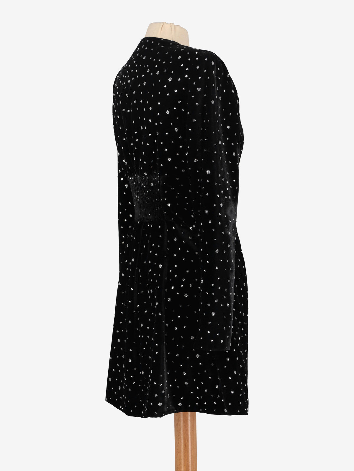 Vintage Black Velvet Dress