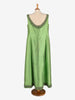 Satin Beaded Long Dress - 60s M1701749  Vintage 