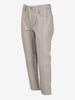 Vintage Grey Leather Straight-Leg Pants W7426.52  Vintage 