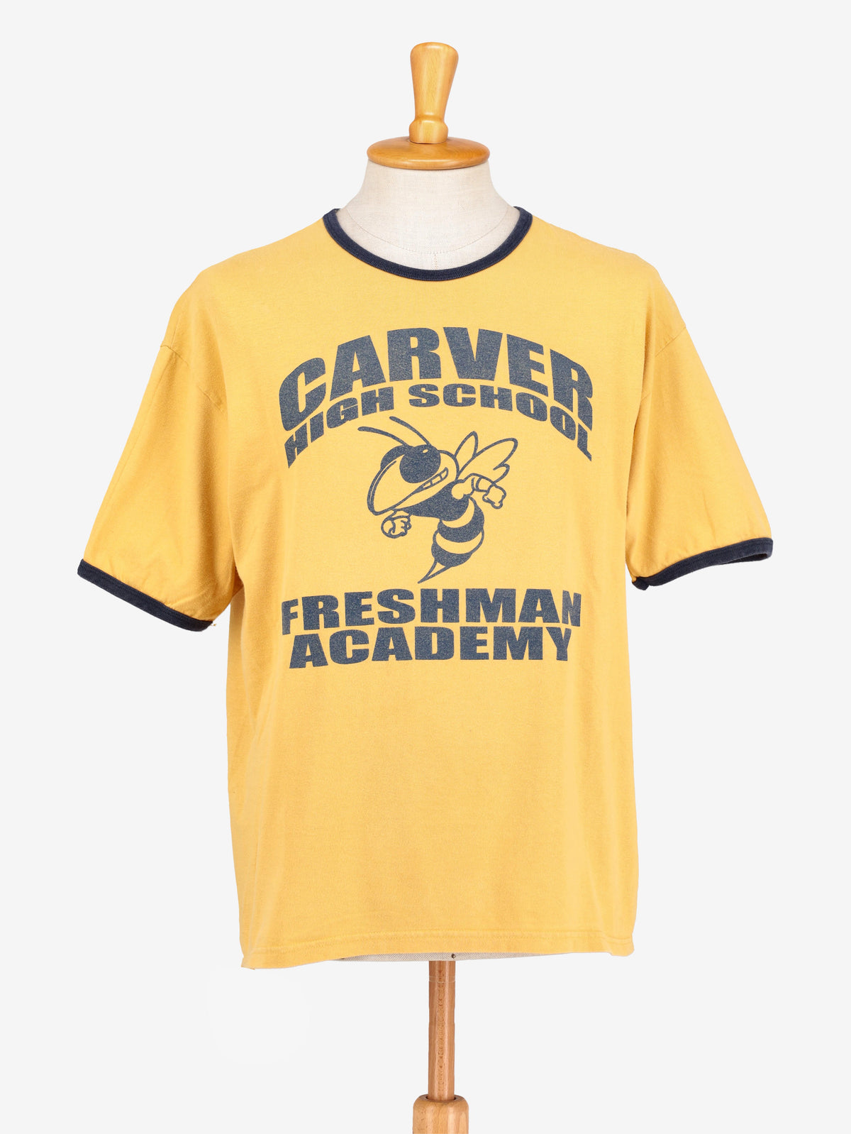 Vintage Yellow Printed T-shirt