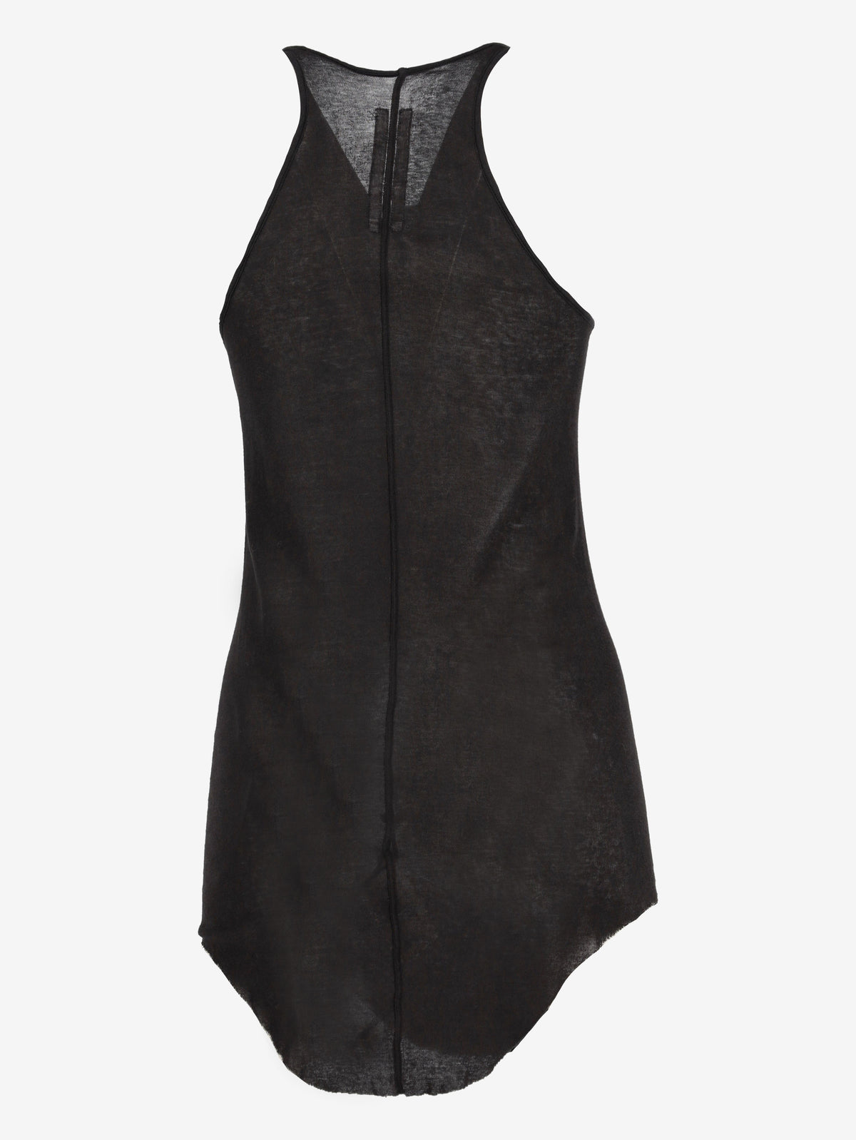 Rick Owens Forever Basic Rib Tank in Black Cotton RM300625.85  Rick Owens 