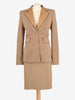 Basile Beige Two-Piece With Leather Inserts W2511.55  Vintage 